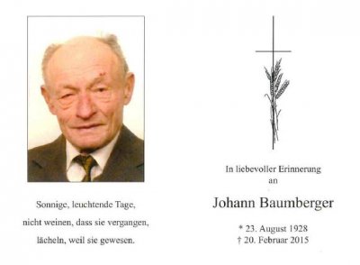 Johann Baumberger